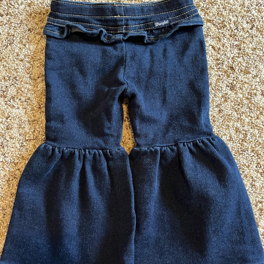 Wrangler ruffle bell bottoms